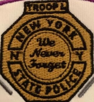 Nysp York State Police Troopers Long Island Nyc T - Shirt Sz L Nypd