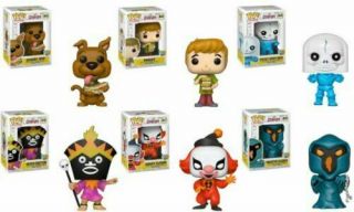 Funko Pop Animation Scooby Doo 50 Years Complete Set/6 Scooby Shaggy & Ghosts