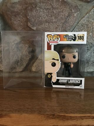 Funko Pop Vaulted Johnny Lawrence The Karate Kid 180 Rare With Protector