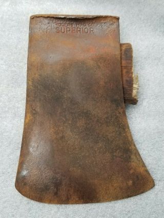 Vintage Rogers Mfg.  Co.  Superior Axe Head,  3lbs 12.  6 Oz.  Stamped 3 2.