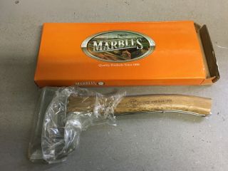 Marbles Pocket Axe Mr006 Wood Handle Hatchet With Guard - W/box
