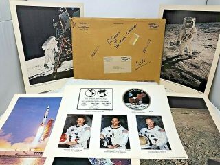 Nasa Apollo 11 Moon Landing 1969 Set 12 Photo Prints 11x14