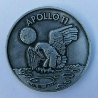 Uk Nasa Apollo 11 50th Anniversary (1969 - 2019) Moon Landing Space Medal / Coin