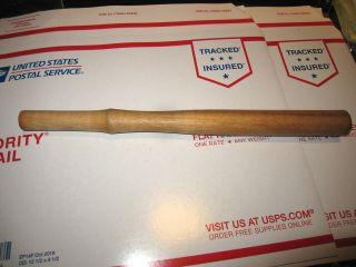 Vintage Very Good Quality Unknown Maker Hickory Hammer Handle 11 1/2 "