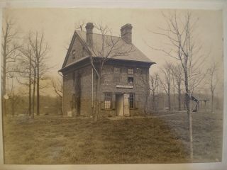 Early Real Photo Cabinet Card William Penn House Philadelphia,  Pa Fairmount Park