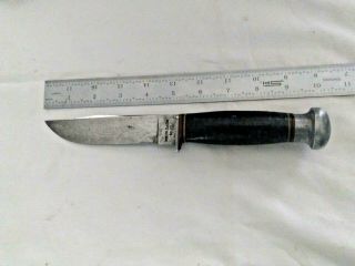 Vintage Robeson Shuredge No 20 Fixed Blade Fighting / Hunting Knife