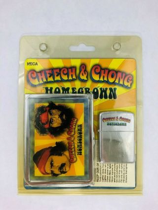 Cheech & Chong Homegrown Lighter And Case In Package 2004 Neca
