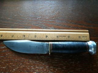 Antique Vintage Marbles Ideal Fixed Blade Knife