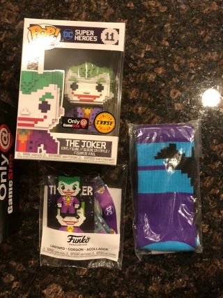 Funko Pop 8 - Bit THE JOKER Limited CHASE Mystery Box Ready to Ship Heroes 2