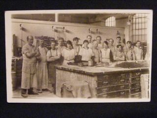 Very Rare Early 20th C Glasgow Bakery Real Photographic Postcard