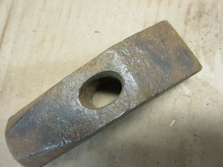 vintage old blacksmith cross peen hammer head 2 Lb.  8 Oz.  antique old farm tool 3