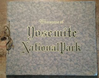 C1920 Treasures Of Yosemite Valley National Park Art Print Booklet