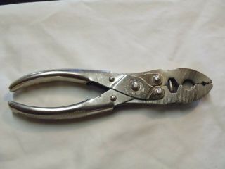 Sargent & Co.  6 1/2 " Round Belt Pliers With Cutter & Punch For Treadle Machines