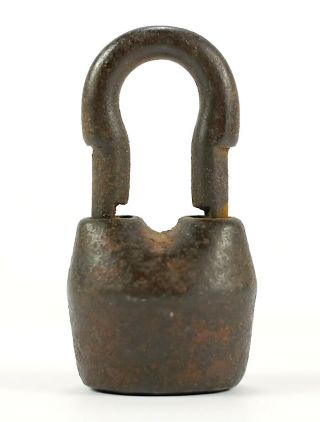 Antique 1800s Scandinavian Cast Iron Chest Lock