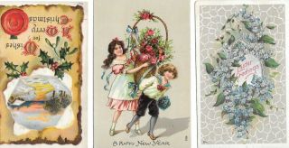 10 Holiday Postcards From Early 1900 