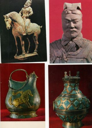 32 Postcards & Photos: Chinese Art Artefacts Antiques Xian Terracotta Warriors