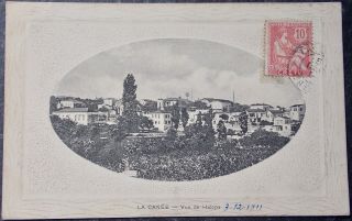 Greece Crete Creta Postcard - Canee Chania - 1911 Halepa View - Embossed