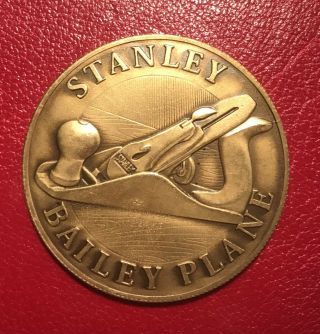 Stanley Bailey Plane Tool Hall Of Fame Bronze Medal Handyman Club Of America