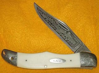Case " Texas Special " Folding Hunter Model 4165 Ssp Pocket Knife.  Made In 1977.