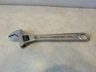 Vintage 6 " Diamalloy Adjustable Wrench Diamond Calk Horseshoe Co Tool