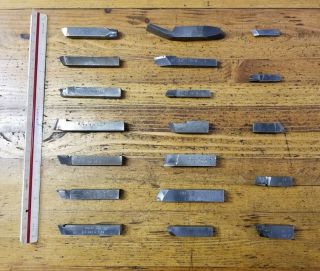 Vintage Machinist Cutting Carbide Tool Bits • M42 Cobalt End Mills Tools ☆usa