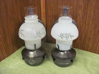 Lamp Light Farms Vintage Metal/glass Oil/kerosene Lamps 