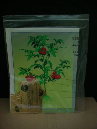 Nasa Seeds In Space Ii Atlantis Space Shuttle Flown Tomato Seeds Kit Sts - 86