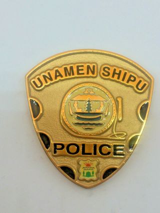 Native Aboriginal Police Obsolete Badge Unamen Shipu Nation