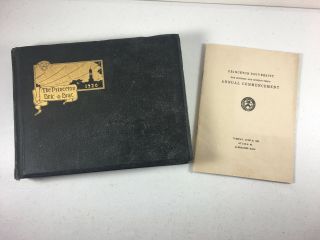 1920 The Princeton Bric - A - Brac Yearbook Plus Commencement Booklet