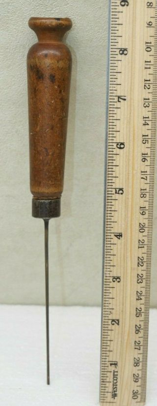 Old Woodcarving Tools Vintage J Addis W/p 1/16 " Straight Carving Gouge Chisel