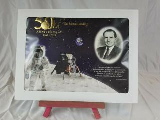 Bep Us 2019 Apollo 11 50th Anniversary Engraved Print Eagle Has Landed