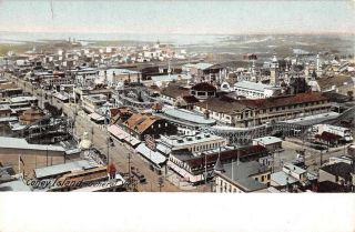 Coney Island York Birdseye View Of City Antique Postcard K94855