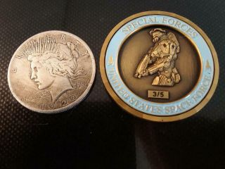 Crazy Rare Special Forces U.  S.  Space Force Serialized 3 Of 5 Challenge Coin