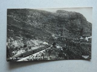 South Africa Montagu Pass Railway George Train Railroad Vintage Postcard