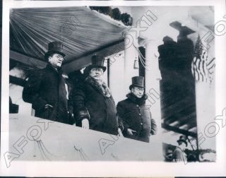 1909 Washington Dc President William Howard Taft Watched Parade Press Photo