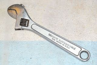 Williams Superjustable” Adjustable Wrench 6 Inch Quality Vintage Usa Tool