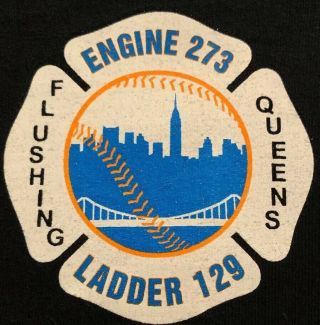 Fdny Nyc Fire Department York City Ny Mets Shea Stadium Queens L E273
