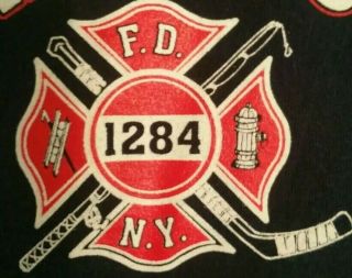 Fdny Nyc Fire Department York City T - Shirt Xl Engine 241 Brooklyn Fdny
