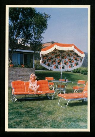 Famous People Postcard Marilyn Monroe Movies Cinema Bathing Suit
