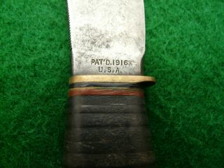 3: old MARBLE ' S Sheath knife 5