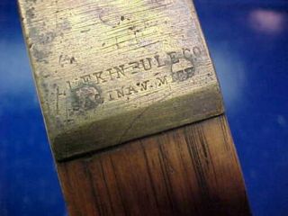 Vintage LUFKIN LOG SCALING Wood Lumber RULE 3 ' 3
