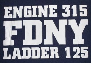 Fdny Nyc Fire Department York City T - Shirt Sz 2xl E315 Jamaica Queens