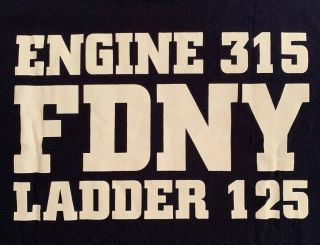 FDNY NYC Fire Department York City T - shirt Sz 2XL E315 Jamaica Queens 5