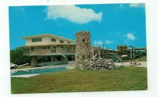 Pa Bloomsburg Pennsylvania Vintage Post Card Stone Castle Motel