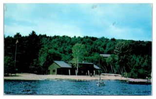1957 Boy Scout Camp Woronoak Bsa,  Woronoco,  Ma Postcard 5i3