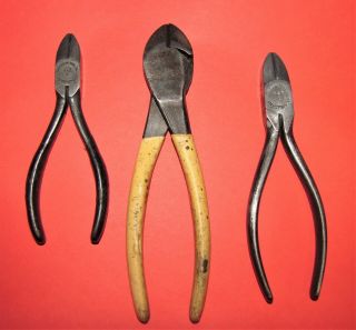 Vintage Crescent Tool Side Cutter Plier Set - Made In Usa