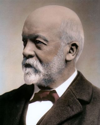 Gottlieb Daimler German Inventor & Industrialist 8x10 " Hand Color Tinted Photo