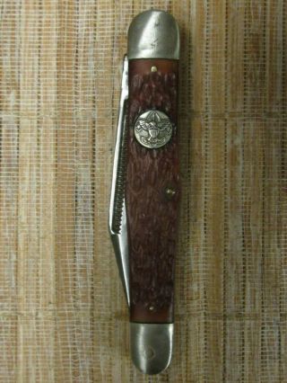 Vintage Camillus.  York Usa.  (offical Boy Scout) 3 Bladed Pocket Knife
