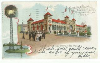 Portland,  Or Oregon 1905 Postcard,  Lewis And Clark Exposition