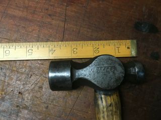 Vintage Brades Ball Pein Hammer 16oz Old Engineering/Blacksmith tools 3